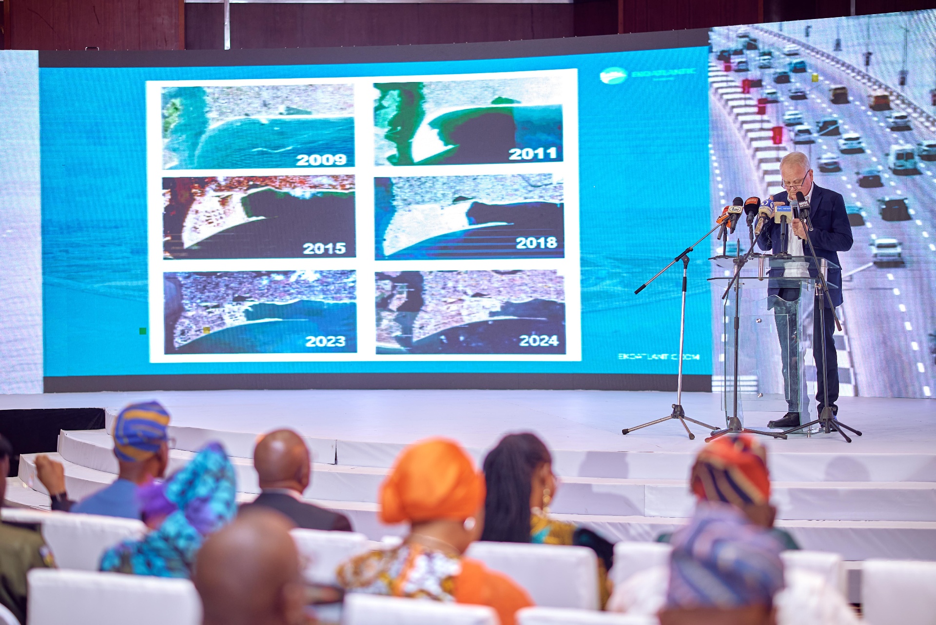 Eko Atlantic coastal transformation, 2009 – 2024